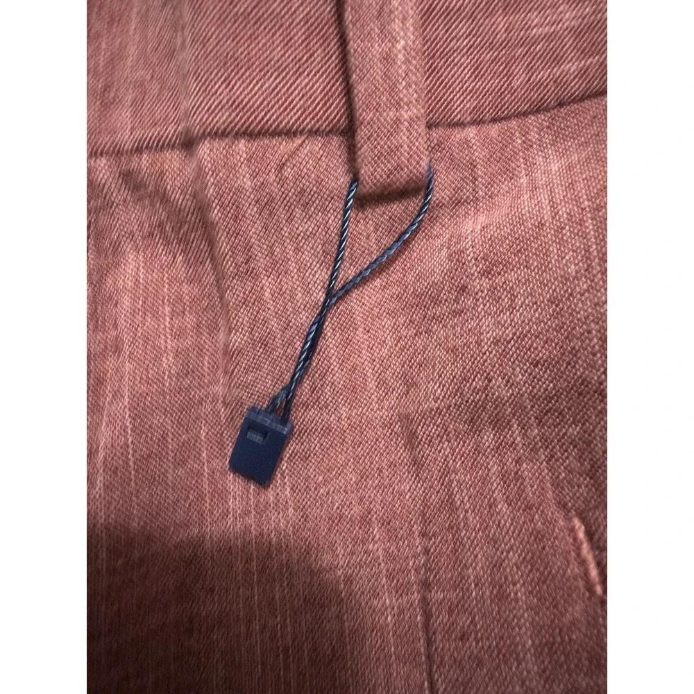 Ralph Ralph‎ Lauren Men's Dress Pants 34x29 Mauve/Dusty Rose Pleated Cuffed